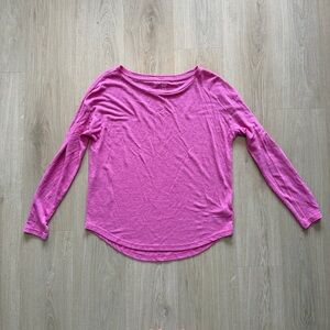 Dropped Shoulder Open Crewneck Tee